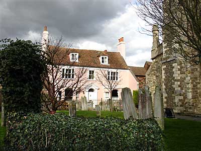 Old Vicarage by the The Parish Church of St Mary The Virgin, Rye, Sussex, UK