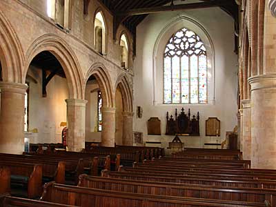 Interior view, The Parish Church of St Mary The Virgin, Rye, Sussex, UK