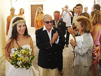 Catholic Wedding Songs on Fran And Theresa S Wedding  Catholic Cathedral  Fira  Santorini  Thira