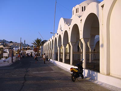 Metamorphosis Church in Fira, Santorini, Greece, September 2004