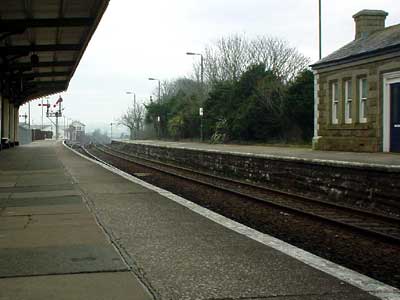 Semaphore signals, St Erth railway station, Cornwall
