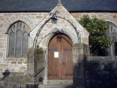 Church entrance, St Ives