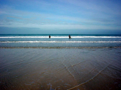 Surfers, Porthmeor Beach, St. Ives, Cornwall