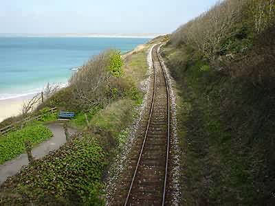 Railway to Paddington, St Ives, Cornwall
