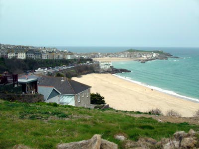 Porthminster Beach, St Ives Cornwall, March 2003