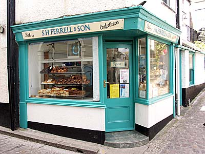 S H Ferrell and Son, Bakers, Fore Street, St Ives, Cornwall, April 2004