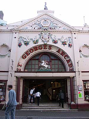 St George's Arcade, Falmouth , Cornwall, April 2004