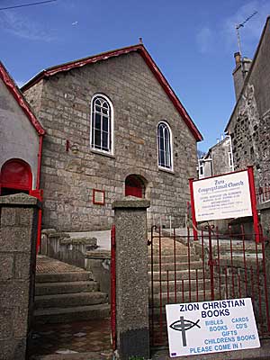 St.Ives Zion Chapel, Lady Huntingdons Connextion, Fore Street St Ives, Cornwall, April 2004