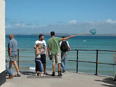 Where to fish?, St Ives, Cornwall, August 2005