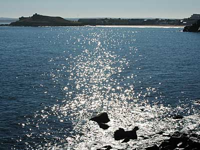 Reflections, St Ives bay, St Ives, Cornwall, August 2005