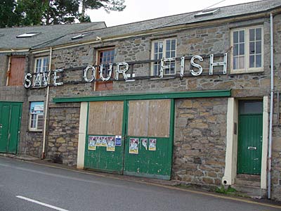 Save Our Fish, Newlyn, Penzance, Cornwall, August 2005
