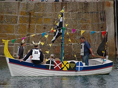 Mousehole harbour, Cornwall, August 2005