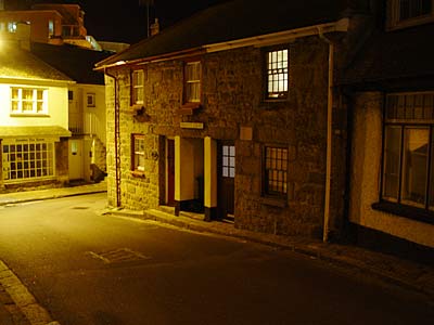 Alfred Wallis' house, Night view, St Ives, Cornwall, August 2005