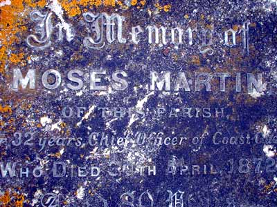 Gravestone, Barnoon Cemetery, St Ives, Cornwall, August 2002