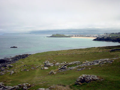 St Ives from Clodgy Point, Cornwall, August 2002