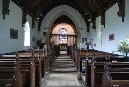 Dunwich St James church near Southwold, Suffolk, England UK