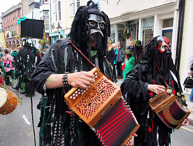 Hastings Jack In The Green: The Grand Procession, High Street, Hastings England UK, Monday 7th May 2012