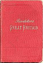 1905 Baedeker's Great Britain guide book