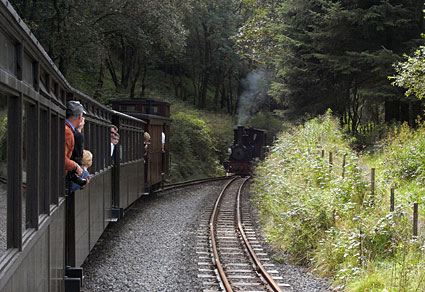 Brecon Mountain Railway, preserved steam railway running from Pant to Pontsticill Station, south Wales