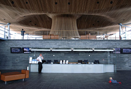 National Assembly for Wales - the Senedd, Cardiff Bay, docks and Tiger Bay, Cardiff, south Wales