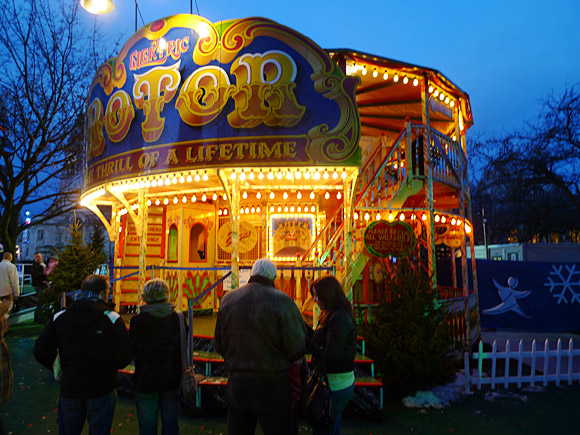 Cardiff Winter Wonderland, Civic Centre, Cathays Park, Cardiff, south Wales UK - photos from a Boxing Day visit
