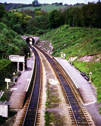 Cefn On railway halt, north Cardiff, south Wales