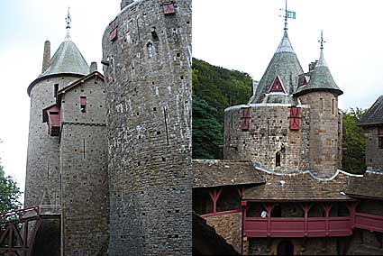 Castell Coch, Tongwynlais, north Cardiff, Wales