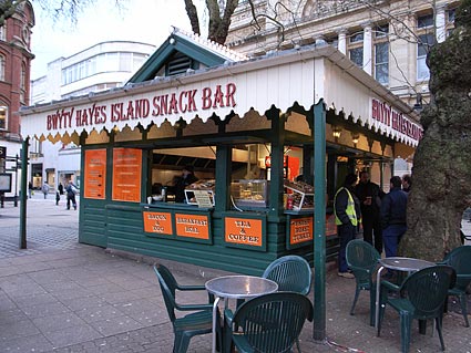 Hayes Island Snack Bar, Victoria Place, Cardiff, Wales