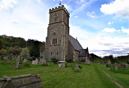 Llowes Church, Wye Valley, Powys, Wales, Powys, Wales
