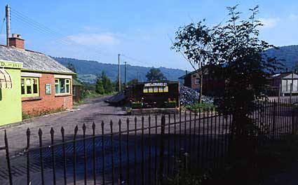 Monmouth Troy railway station on the Wye Valley branch line, Monmouthshire, Wales