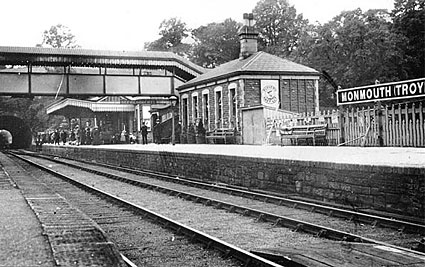 Monmouth Troy railway station, 1931, Monmouthshire, Wales