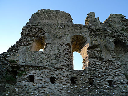Ogmore Castle, Vale of Glamorgan, south Wales