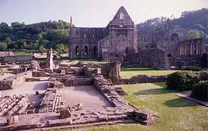 Tintern Abbey, summer 1992, Monmouthshire, Wales