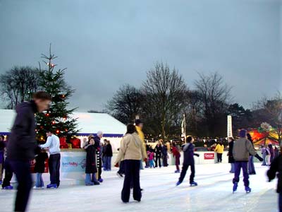 Winter Wonderland, Christmas ice rink, City hall, Cardiff