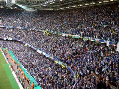 Cardiff City v QPR, Second Division play off final, Millennium Stadium, Cardiff, 25th May 2003