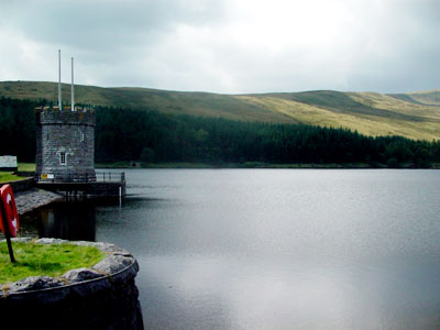 Cantref Reservoir, Brecon Beacons, south Wales
