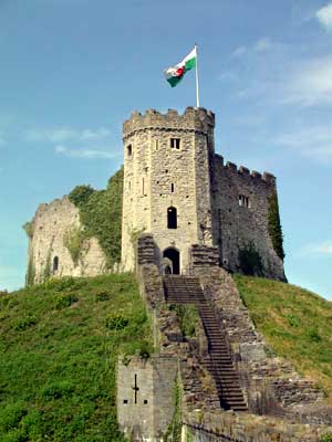 The Norman Keep, Cardiff Castle, Cardiff, south Wales