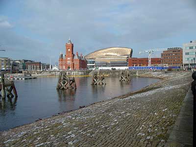The Wales Millennium Centre and Pierhead building, Cardiff Bay, Cardiff, south Wales photos