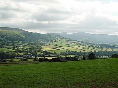 On the road from Abergavenny to Brecon, Brecon Beacons, south Wales photos