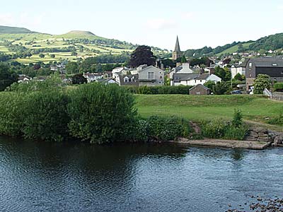 Crickhowell and Table Mountain, Crickhowell, Brecon Beacons, Powys, south Wales photos