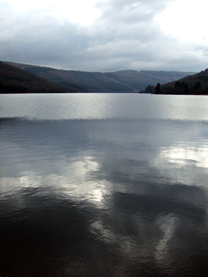 Talybont reservoir, Brecon Beacons national park, south Wales