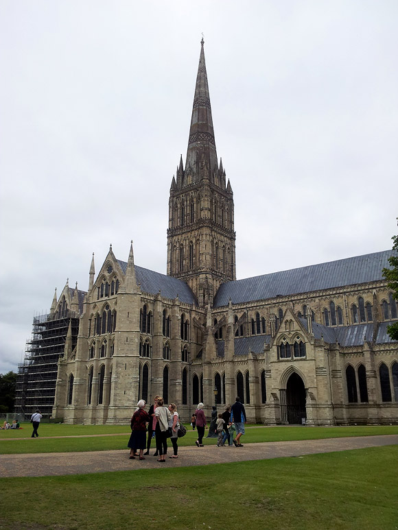 Photos of Salisbury, cathedral city in Wiltshire, south west England, UK, August 2011