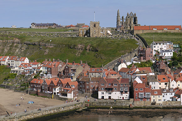 Whitby town photographs - pictures of a lovely east coast town. North Yorkshire, England, UK, July 2010