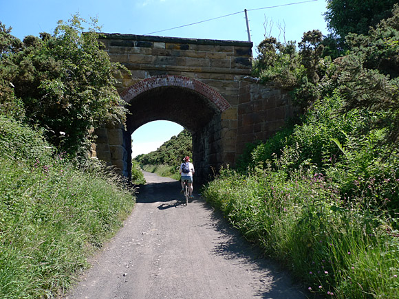 A bike ride on the Whitby to Scarborough old railway track to Ravenscar and Robin Hood's Bay, North Yorkshire, England, June 2010
