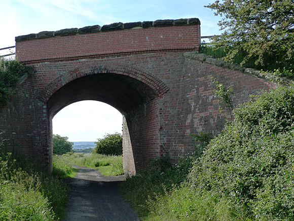 Ravenscar tunnel and Larpool Viaduct on the old Whitby to Scarborough railway line, North Yorkshire, England, June 2010