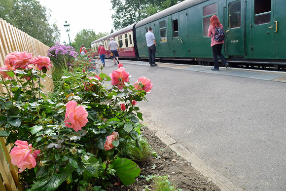 Bluebell Railway running from Sheffield Park to Kingscote via Horsted Keynes, Sussex