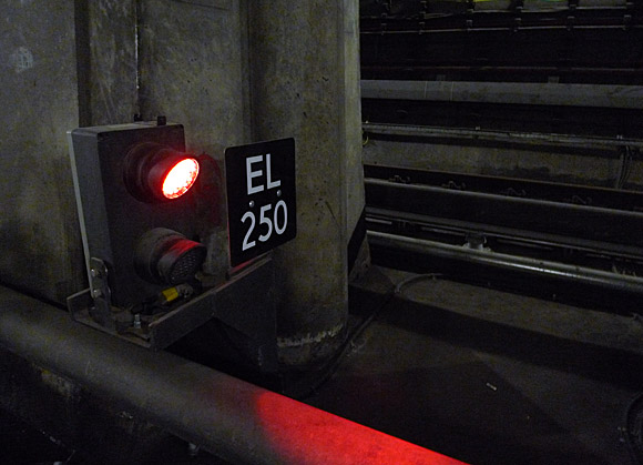A walk through the Thames tunnel, connecting Rotherhithe and Wapping, built by Marc Brunel and Isambard Kingdom Brunel, March, 2010