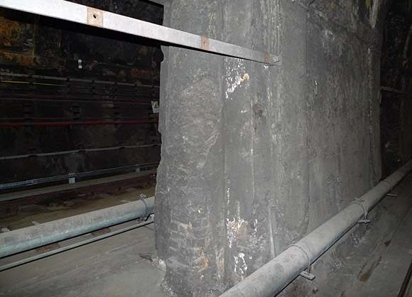 A walk through the Thames tunnel, connecting Rotherhithe and Wapping, built by Marc Brunel and Isambard Kingdom Brunel, March, 2010