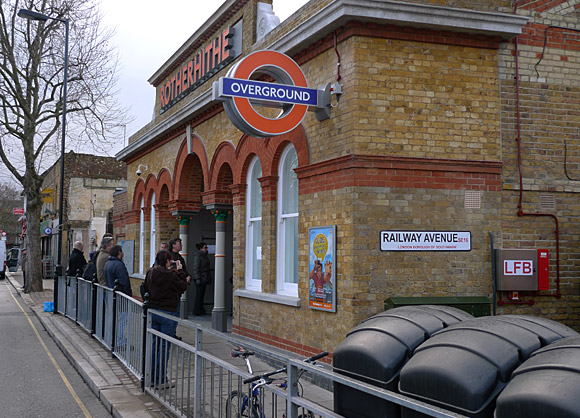 A walk through the Thames tunnel, connecting Rotherhithe and Wapping, built by Marc Brunel and Isambard Kingdom Brunel, March, 2010