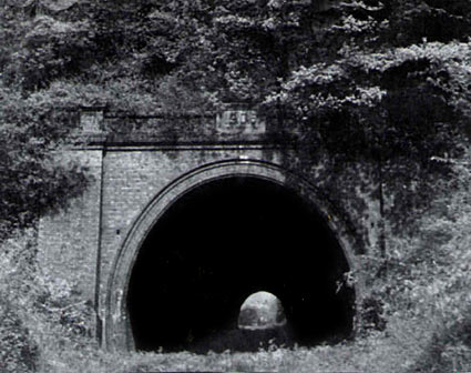 Castell Coch tunnel, Cardiff railway, 1952